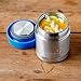 LunchBots Thermal 8 oz. All Stainless Steel Interior - Insulated Food Container Stays Hot for 6 Hours or Cold for 12 Hours - Leak Proof Thermo Soup Jar for Portable Convenience - Royal Blue
