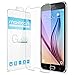 Galaxy S6 Screen Protector, Maxboost [Tempered Glass] Screen Protector For Samsung Galaxy S6 -0.22mm Ballistic Glass Screen Protection Case Fit 99% Touch Accurate - Clear