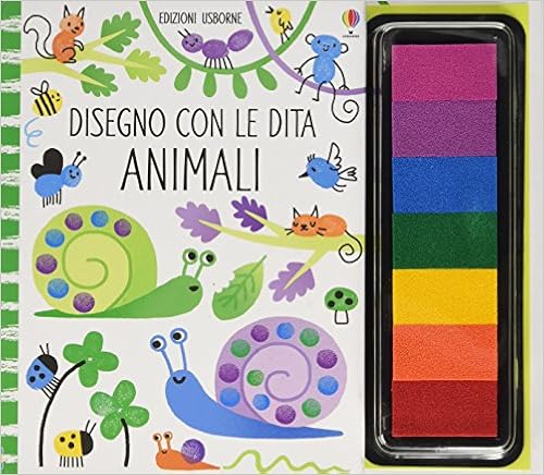 libro di pittura con le dita