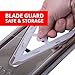 [Improved] V-Blade Mandoline Food Slicer + FREE Cut-Resistant Gloves | Stainless Steel Adjustable Vegetable Mandolin Slicer, Julienne Cutter | Includes 5 Inserts, Food Holder & Blade Guard