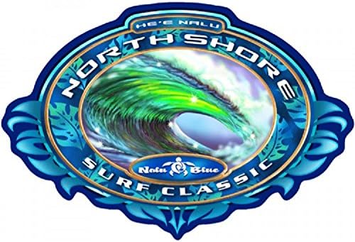 Nalu Blue Hawaiian Decal Oahu North Shore Surf Classic