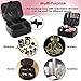 Pro Traveling Makeup Bag - Travel cosmetic bag for women |Includes 11 BONUSES Makeup Must Haves for your Make up kit : 1 Silicone Brush Cleaner, 1 Blender Sponge, 9 Brush Guards Makeup