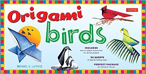 Amazoncom Origami Birds Kit Make Colorful Origami Birds