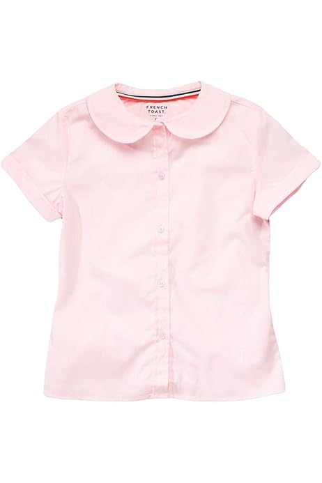 short sleeve modern peter pan blouse