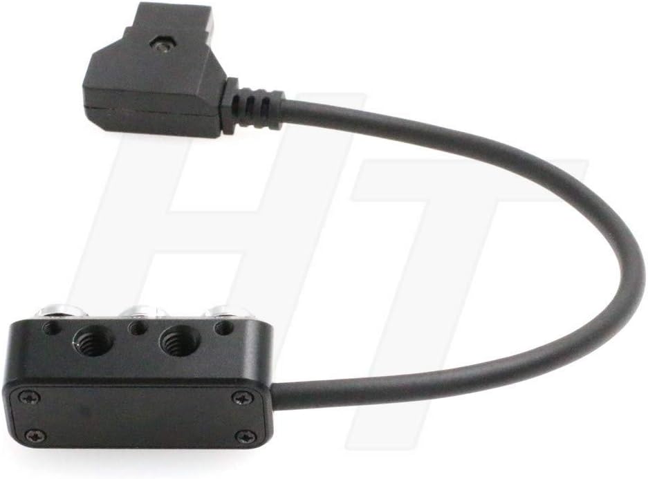 HangTon D-tap Male to 3 x 0B 2-pin Female Power Splitter Cable Box, Green - Image 4