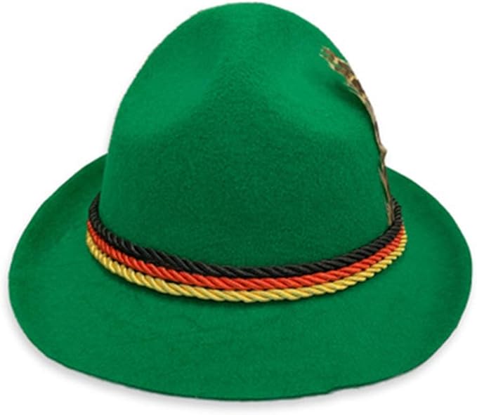 Bebliss National Hat German Traditional Oktoberfest Hat Stage Cap National Hat Germanic, Both