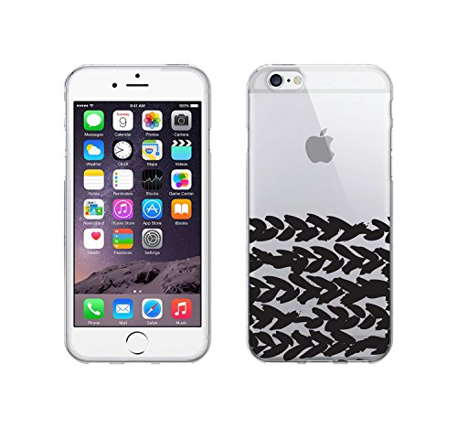 OTM Classic Prints Clear Phone Case, Bla
