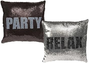 Preis Am Stiel Pailletten Kissen Relax Party Mit Reissverschluss Silber Schwarz Wohnzimmer Dekoration Wohnaccessoires Kissen Dekoration Sofakissen Zierkissen Amazon De Kuche Haushalt