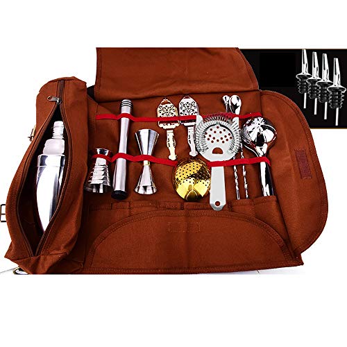 CHENSHJI Cocktail Bartending Werkzeuge Kreative Barkeeper Phantasie Edelstahl Cocktail Set Portable Barset Geeignet Für… – Bild 3
