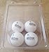 4 White Nighthawk Glow In Dark LED Light Up Golf Balls Super Bright lite up night golf balls