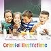 Merka Kids Placemat, 4 Pack - 17x11 in - for Dining Table Features Farm, Wild, Sea, and Home Animals - Reusable & Wipeable Silicone Placemat