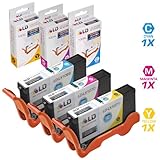 LD Compatible Ink Cartridge Replacement for Lexmark 100XL High Yield (Cyan, Magenta, Yellow, 3-Pack)