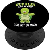 Turtles Make Me Happy Love Turtles PopSockets Adhesive PopGrip