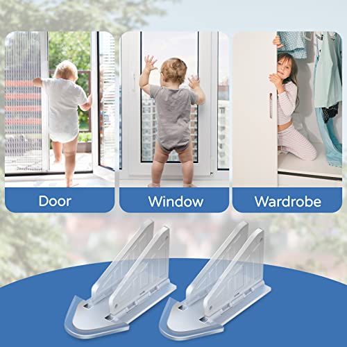 Sliding Door Lock for Kids Safety 4 Pack Window Locks Child Proof