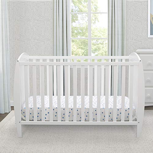 Delta Children Twinkle 4in1 Convertible Baby Crib, Easy to Assemble