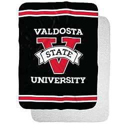 Valdosta State Blazers Primary Logo Stripes Sherpa