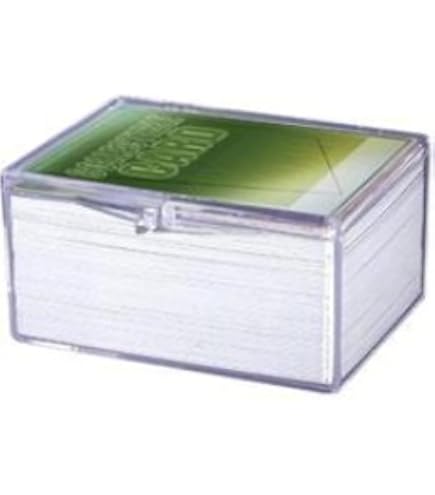 Amazon.com: BCW Hinged Trading Card Box – 100 Count | Plastic