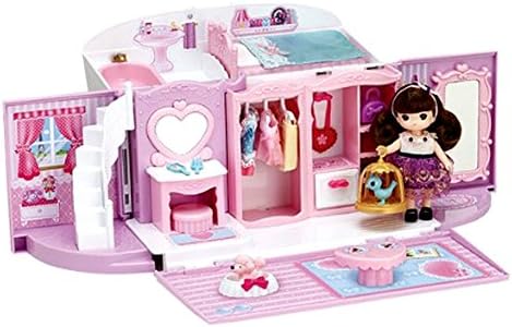 [little Mimi] A dollhouse with a handbag included doll and dollhouse full sets