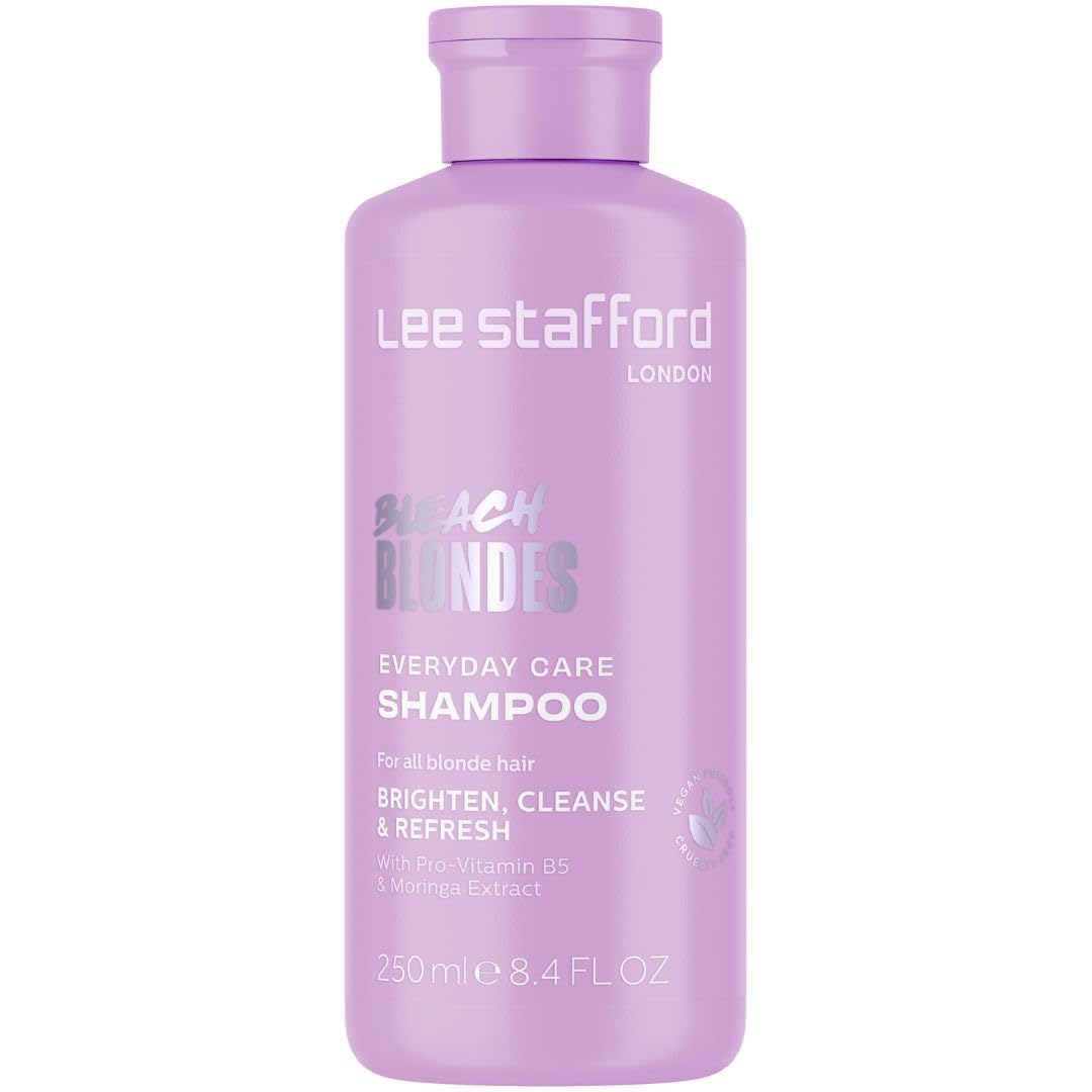 Lee Stafford Daily Blonde Shampoo | Bleach Blondes Everyday Care Cleanser - for All Blondes, No Yellow Tones, Brightens, Maintains, & Refreshes Color Treated Hair, for Men & Women 250 ml — image 1