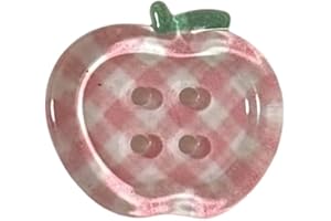 10PCS 20MM Acrylic Button 4 Hole Sewing Fruit Shape Craft for Sewing Craft Clothes Knitting Dressmaking Acrylic Sewing Button