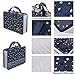 JIEQI Expanding File Folder Document Organizer, 13 Pockets A4 Size Accordion with Handle, Blue