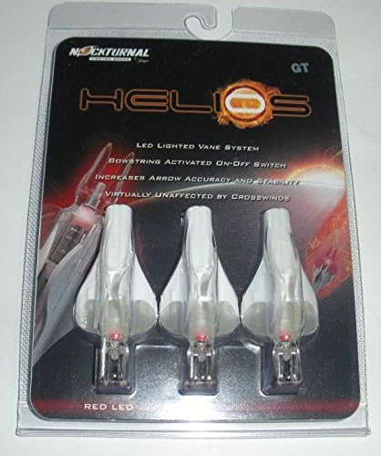 Nockturnal Helios Lighted Nock/Vane System GT Model 3/Pkg Red