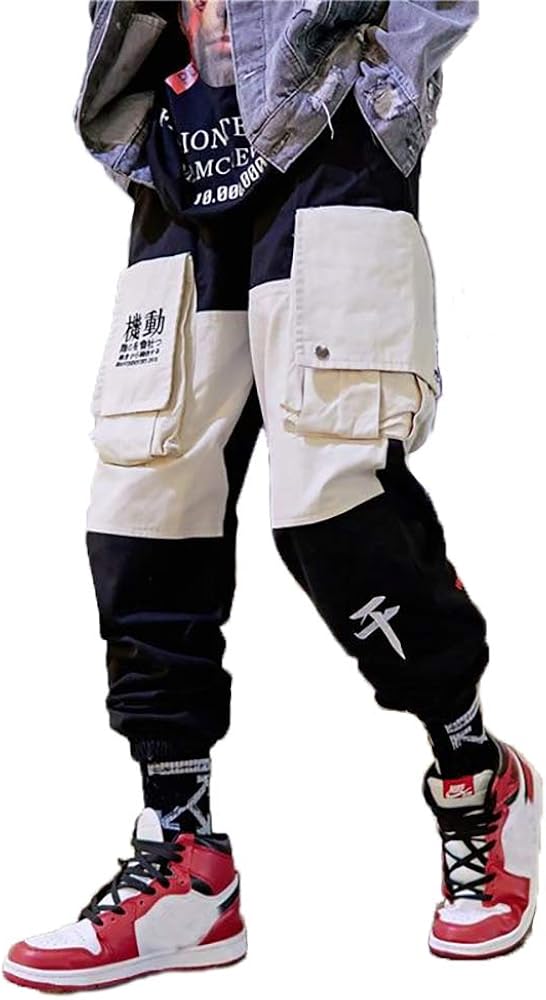Buy Niepce Japanese Kanji Sins Streetwear Multi Pocket Tactical Jogger