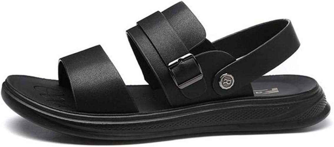 Amazon Panlon 夏用 男性サンダル ファッションサンダル カジュアル メンズ 2way ビーチサンダル 水陸両用 室内 外 ヒール ベルト調整可 ノンスリップ 耐摩耗 アウトドア ビジネス 外回り 通気 防滑 軽量 着脱簡単 歩きやすい 仕事 会社 サンダル Panlon ビーチ