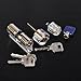 MICG 9pcs Professional Cutaway Inside View of Practice Kit Padlock Door Lock Pick Training Skill For Locksmith Beginner