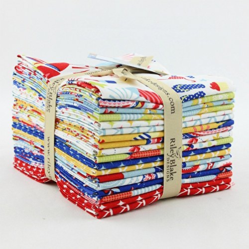 Designs By Dani Summer Celebration 18 Fat Quarter Bundle Riley Blake Designs FQ-4440-18