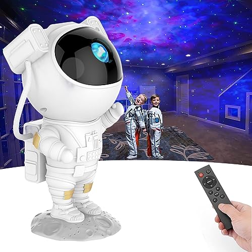 Photo 1 of SFOUR Star Projector,Galaxy Night Light,Astronaut Starry Nebula Ceiling LED Lamp with Timer and Remote, Gift for Kids Adults for Bedroom, Birthdays,Christmas, Valentine's Day.(White)