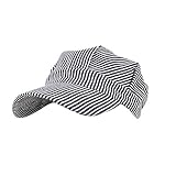 Rothco Adult Hickory Striped Engineer Train Conductor Cap MEDIUM