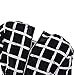 Soly Tech Womens Short Sleeve Casual Plaid Pencil Mini Dress Black S-XL