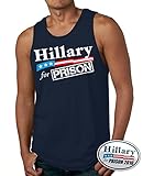 Vipergraphics Hillary for Prison Tank Top T-Shirt & Sticker Anti Clinton