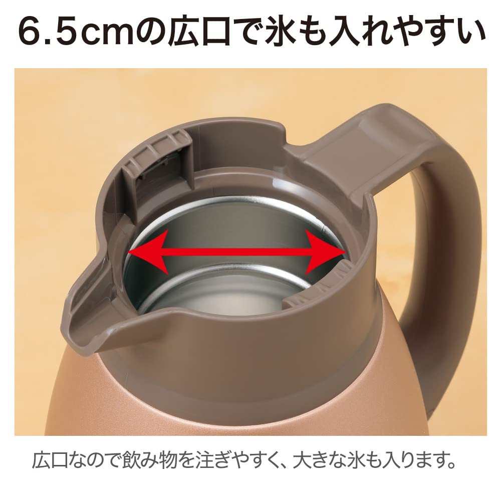 Hand removing the stopper from the Zojirushi vacuum bottle