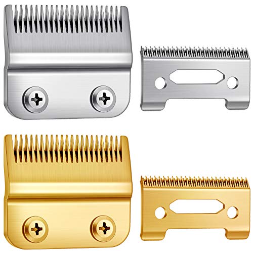 2 Sets Adjustable Hair Clippers Blades 2Hole Hair Trimmer Replacement