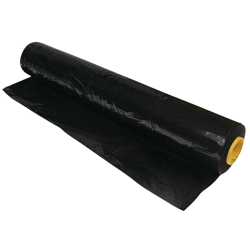 Farm Plastic Supply 6 mil Black Plastic sheeting (6' x 100')
