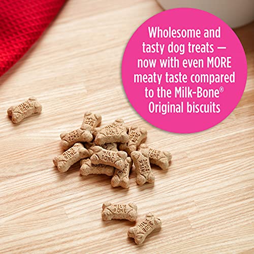 MilkBone Original Dog Treats Biscuits, Peanut Butter Variety Pack, Mini Treats, 15 Ounces (Pack