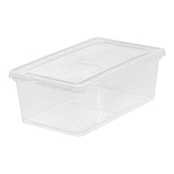 IRIS USA 7 Quarts Plastic Storage Container Bin