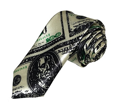 Outer Rebel Dollar Money Skinny Tie