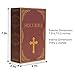 SAFETYON Safe Lock Book Box Hidden Dictionary Diversion Secret Book Safe with Combination Lock Portable Safe Box for Traveling Store Money Jewelry and Passport - BIBLE KEY