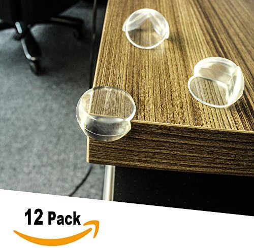 Baby Proofing Corner Protectors,Child Safety Clear Corner Guards, Tables, Furniture & Sharp Corners Baby Proofing to Stop Child Head Injuries (12 Pack)