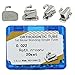 80 pieces of Orthodontic Roth 0.022 Tubes Dental First Molar Bonding Single Tubes non convertible Buccal Tubes 20 Sets Number Marked