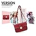 Anywa Women's Leather Shoulder Bag Clutch Handbag Tote Purse Hobo Messenger