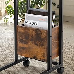 Hadulcet C Shaped End Table with Charging Station