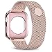 jwacct Compatible for Apple Watch Band with Screen Protector 38mm 40mm 42mm 44mm, Soft TPU Frame Case Cover Bumper Compatible for iwatch Series 1/2/3/4/5 Pink Gold