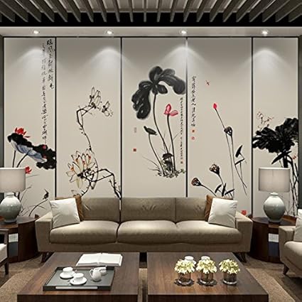 Tantoto Carta Da Parati 3d Retro Pittura Cinese Inchiostro