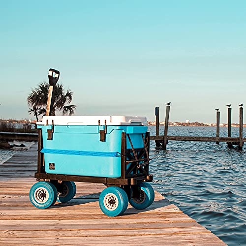 Mighty Max Cart Ice Chest Dolly Cooler Wheels Fishing Cart