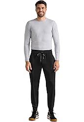 Healing Hands Men's Scrub Pant Nolen Jogger with 6