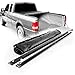 AKKON - Fits 1993-2011 Ford Ranger Pickup 6 Feet 72 Inches Flareside Bed Models Black Soft Roll Up Tonneau Cover & Hardware